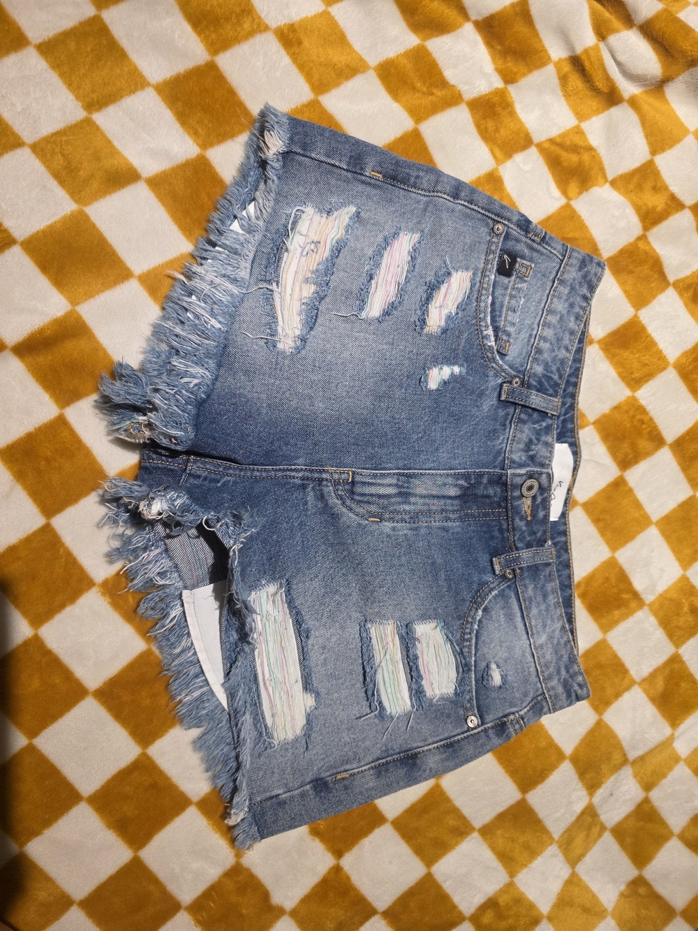 KanCan Distressed Shorts